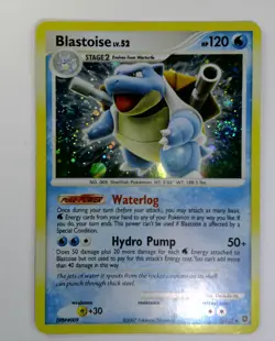 LP Blastoise LV52 2/132 Secret Wonders Holo Rare Pokemon Card SWIRL - Image 2