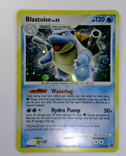 LP Blastoise LV52 2/132 Secret Wonders Holo Rare Pokemon Card SWIRL - Image 3