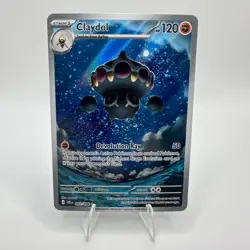 Pokemon Claydol 092/086 Chaos Rising Illustration Rare IR Holo TCG Card - Image 1