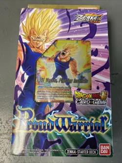 Dragon Ball Z Zenkai Card Game Proud Warrior Sealed - Image 1