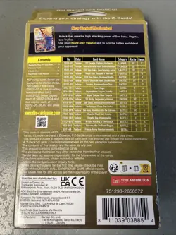 Dragon Ball Z Zenkai Card Game Proud Warrior Sealed - Image 2