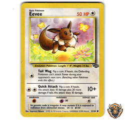 Eevee 51/64 1999 Pokemon Card - NM NP sb1 - Image 1