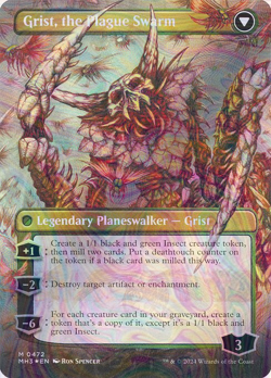 Foil Grist, Voracious Larva // Grist, the Plague Swarm - MH3 - 472 | MTG Card - Image 2