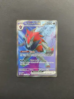 Pokemon TCG N's Zoroark EX Holo Ultra Rare Card 175/159 SV09 Journey Together NM - Image 1