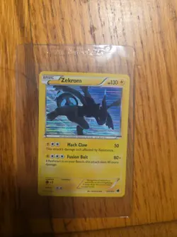 Pokemon TCG Zekrom Holo Rare Card Plasma Freeze 39/116 (2013) - Image 1
