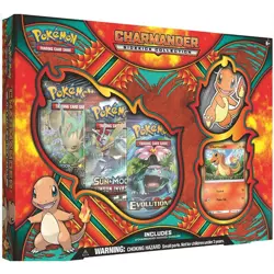 Pokemon Cards - CHARMANDER SIDEKICK COLLECTION (Dangler, 3 Boosters, 1 Promo) 820650804854 - Image 1