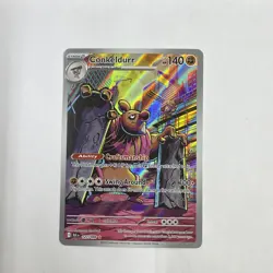 Pokemon TCG Conkeldurr 127/086 Black Bolt Illustration Rare Holo Card NM - Image 1
