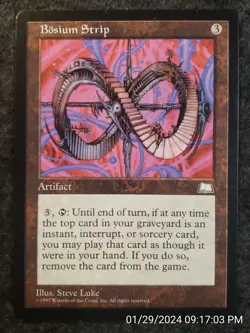 MTG 1x Bosium Strip - Weatherlight NEAR MINT, UNPLAYED CARD (DS3D1D0) - Image 1