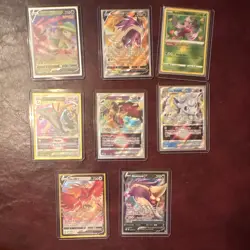 Nintendo Pokemon TCG English 2022 7 Card Lot V VSTAR Radiant Lost Origin Tempest - Image 1