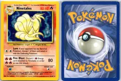 Ninetails 12/102 Holo **4th Print** Base Set 1999-2000 Pokemon WOTC Card - Image 1