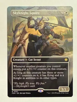 Skyknight Squire (Borderless) | Non-Foil | Foundations | Near Mint - Image 1