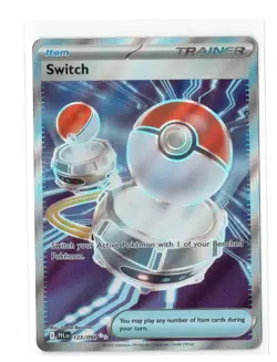 Switch 123/094 Ultra Rare Phantasmal Flames Pokemon TCG Card NM - Image 1