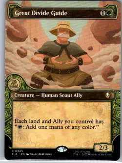 Great Divide Guide (Showcase) 345 Avatar: The Last Airbender MTG NM - Image 1