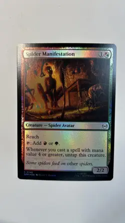 MTG Marvel Spider-Man Spider Manifestation #0148 Foil Mint - Image 1