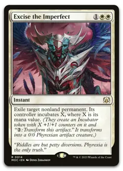 Excise the Imperfect #14 (NM) March of the Machine MOC Magic MTG - Image 1