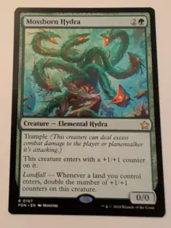 Mossborn Hydra (107) - FDN: Foundations NM - Image 1