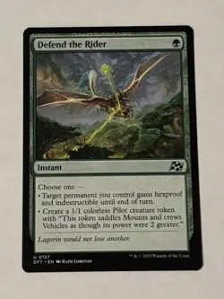 MTG Defend the Rider - Aetherdrift NM - Image 1