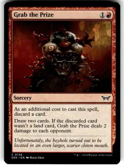 Grab the Prize Duskmourn: House of Horror Regular MTG NM - Image 1