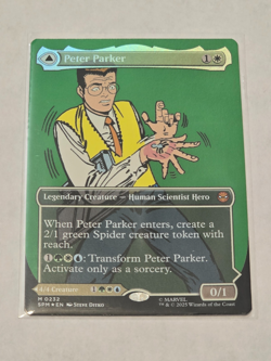 🔥 Peter Parker (0232) (Borderless) Marvel's Spider-Man FOIL - NM/M - Image 1
