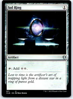 Sol Ring 2 UC Commander: Foundations MTG Foil LP - Image 1