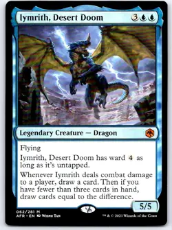 Iymrith, Desert Doom 62 Adventures in the Forgotten Realms MTG Foil LP - Image 1