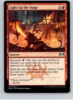 Magic the Gathering Light Up the Stage Ravnica Allegiance MTG Free Shipping! - Image 1