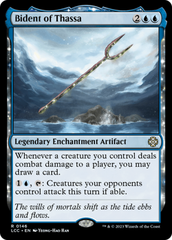 Bident of Thassa #146 | NM | The Lost Caverns of Ixalan Commander Magic MTG - Image 1