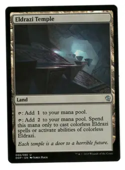 MTG Eldrazi Temple Duel Deck Zendikar vs Eldrazi Magic the Gathering TCG - Image 1