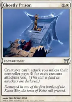 1x Ghostly Prison Heavy Play MTG Magic - Kid Icarus - - Image 1