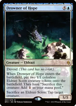 X 1 Drowner of Hope NM Battle for Zendikar 057 MTG Magic The Gathering - Image 1