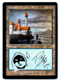 Island (Post Malone) FOIL - Secret Lair MTG - Image 1