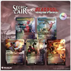 MTG Secret Lair x MARVEL's Deadpool | FOIL | LIMITED EDITION| SEALED⚔ - Image 1
