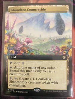 MTG, ABUNDANT COUNTRYSIDE (EXTENDED ART) (ECC) (NM OR BETTER CONDITION) - Image 2