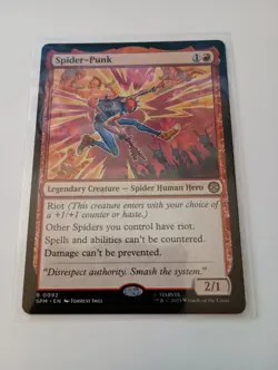 Spider-Punk 0092 MTG Magic Marvel's Spider-Man - Image 1