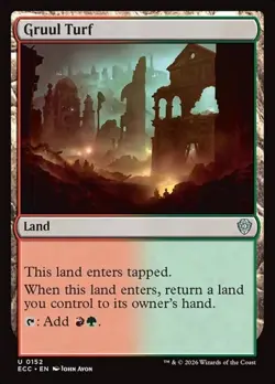 1x Gruul Turf NM Eng MTG - Lorwyn Eclipsed Commander - Image 1