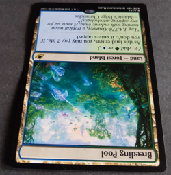 MTG Breeding Pool | Edge of Eternities | NM | Rare Shock Land | Simic Commander - Image 3