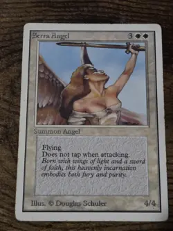 MTG Serra Angel Unlimited Edition Magic the Gathering - Image 1