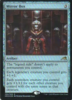 MTG: Kamigawa: Neon Dynasty: Foil Mirror Box: Lightly Played Condition - Image 1