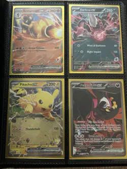 Pokemon TCG Small collection 4 sealed promos and binder of cards - Image 3
