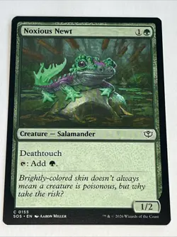 Noxious Newt (155) Secrets of Strixhaven SOS MTG Magic - Image 1