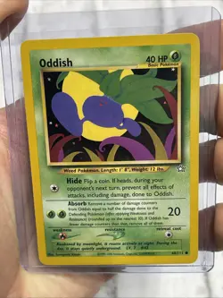Pokemon ODDISH - 68/111 - Neo Genesis - Pokemon Card Nintendo NM Vintage Vtg TCG - Image 1