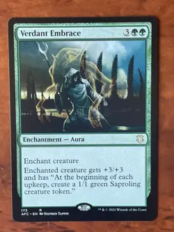 Verdant Embrace MTG Magic the Gathering Card NM Near Mint AFC - Image 1