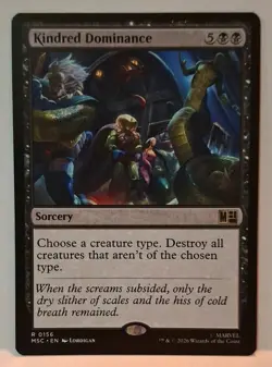 MTG Kindred Dominance x1 Commander Marvel Super Heroes Regular NM/PFresh! - Image 1