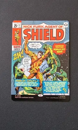 Nick Fury, Agent of SHIELD (Borderless) (0389) [Marvel Super Heroes] Foil - Mint - Image 1
