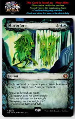 MTG Lorwyn Eclipsed #308 Mirrorform (Showcase) - Image 1