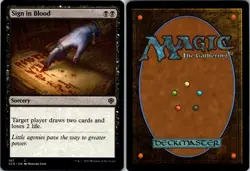SIGN IN BLOOD 107 C STARTER COMMANDER DECKS - Image 3