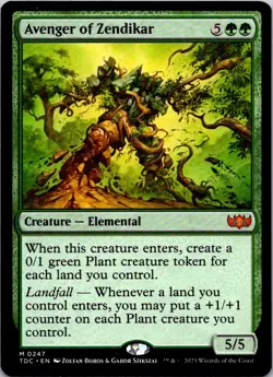 AVENGER OF ZENDIKAR 247 MYTHIC COMMANDER: TARKIR: DRAGONSTORM - Image 1