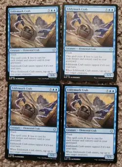 4x Playset EDDYMURK CRAB X4 Bloomburrow BLB Magic MTG Regular - Image 1