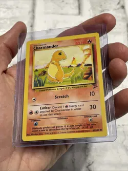 Pokemon TCG Charmander 69/130 Base Set 2 Regular NM Pokemon WOTC Nintendo Vtg - Image 2