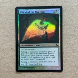 Wizards of the Coast Magic: The Gathering Shield of the Oversoul Green White Fo… - Image 1